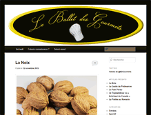 Tablet Screenshot of leballetdesgourmets.com